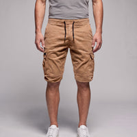 Herren Cargoshorts mit Kordelzug und Klappentaschen | Mirko