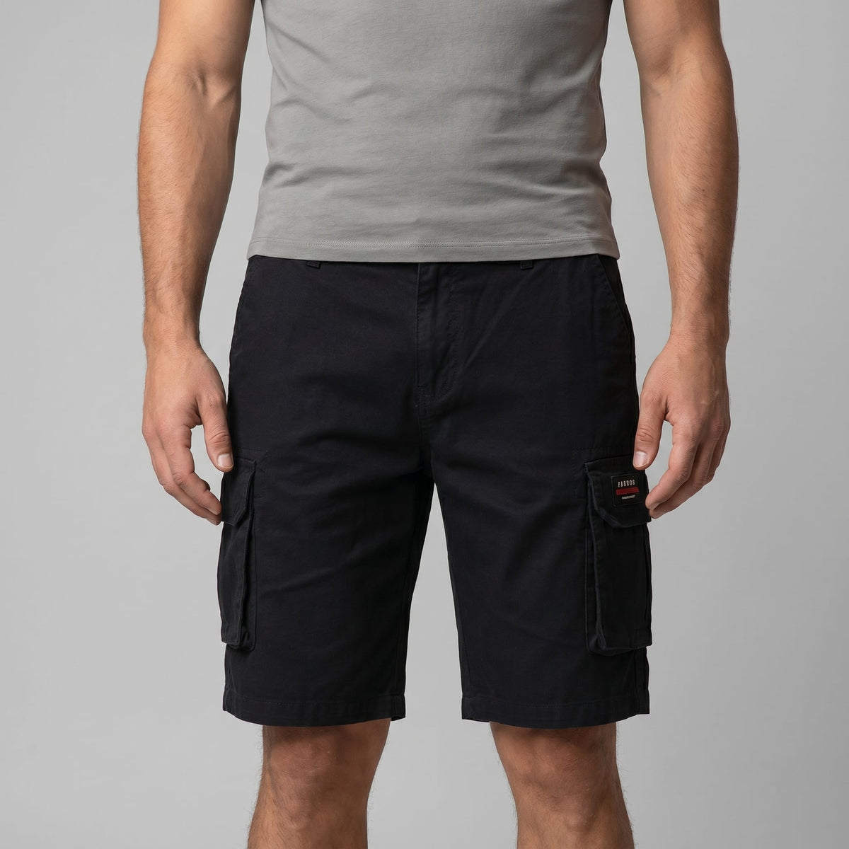 Herren Cargoshorts Comfort Fit mit Klappentaschen | Baldur