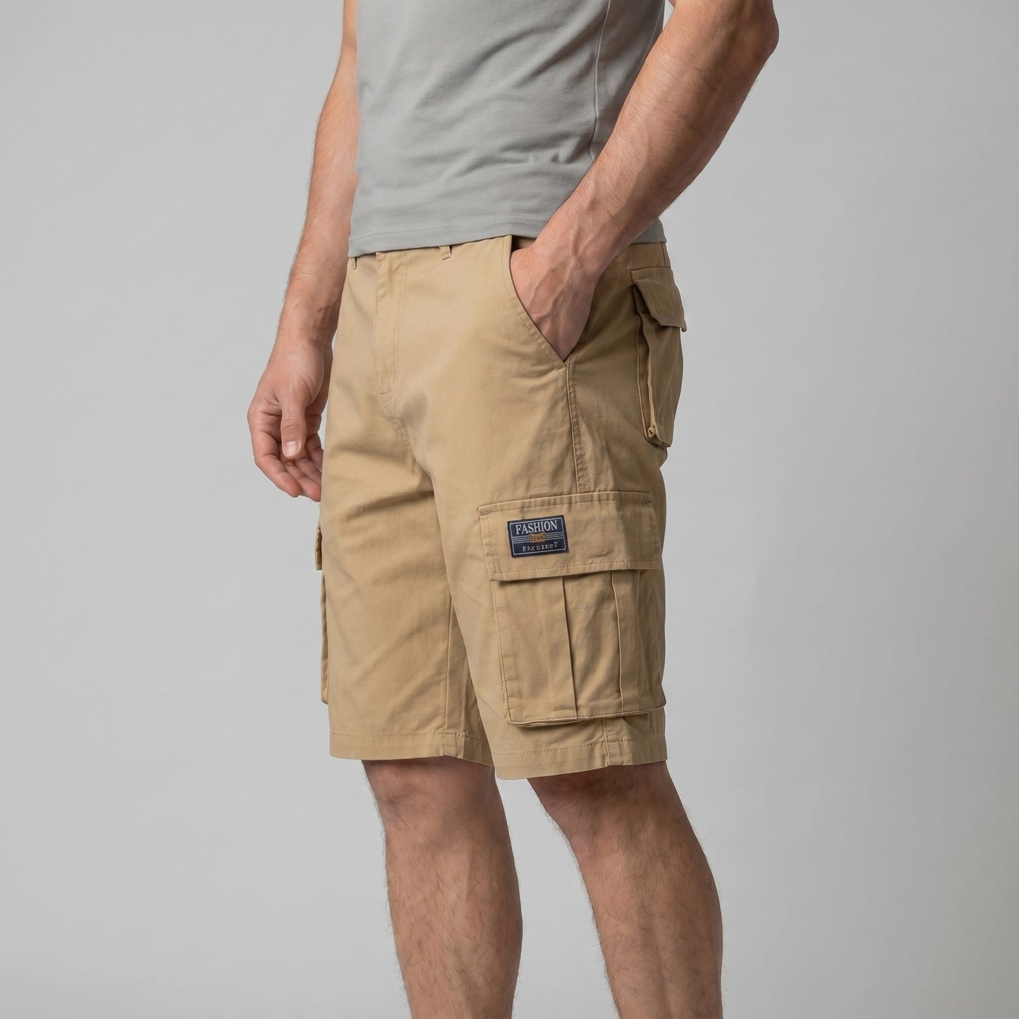 Herren Cargoshorts Comfort Fit mit Klappentaschen | Baldur_8