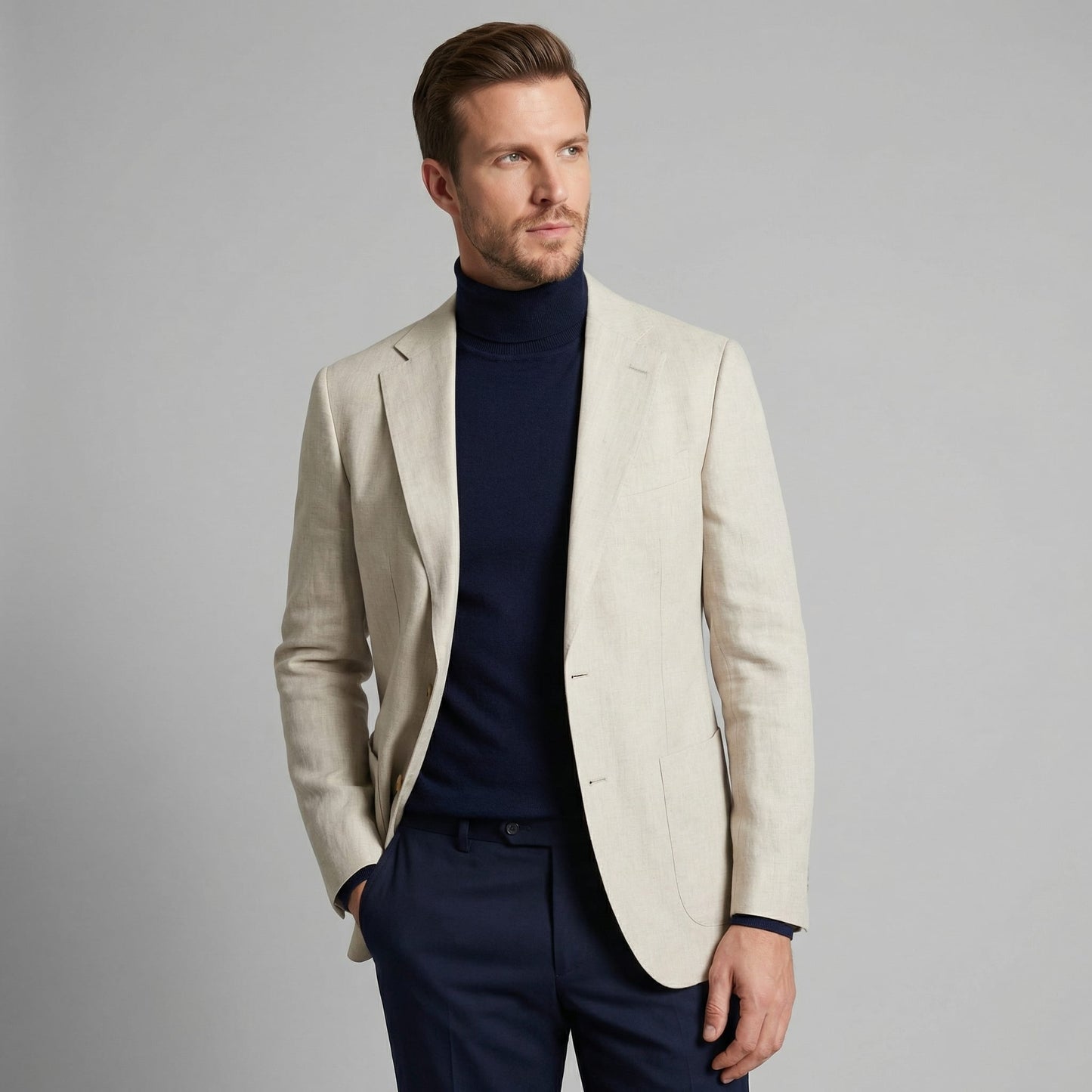 Herren Leinensakko Regular Fit | Ernst_11