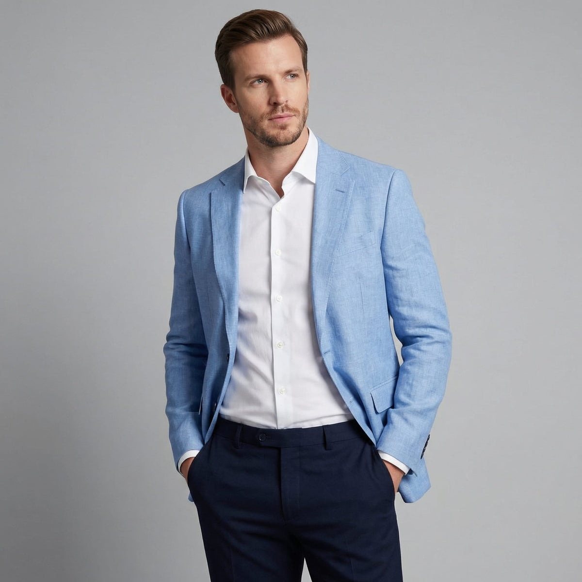 Herren Leinensakko Regular Fit | Ernst_6