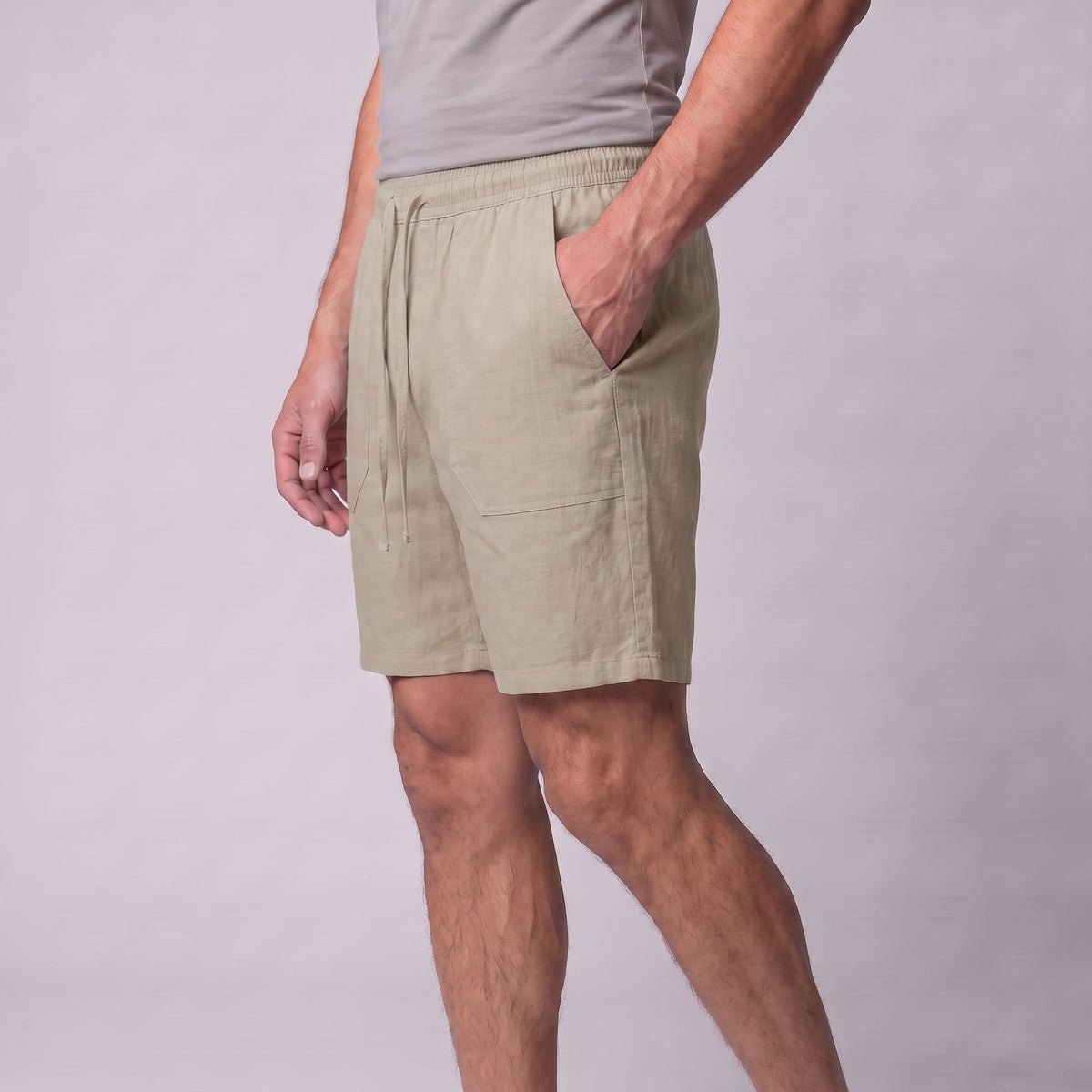 Herren Shorts Comfort Fit mit aufgesetzten Taschen | Nikolas_16
