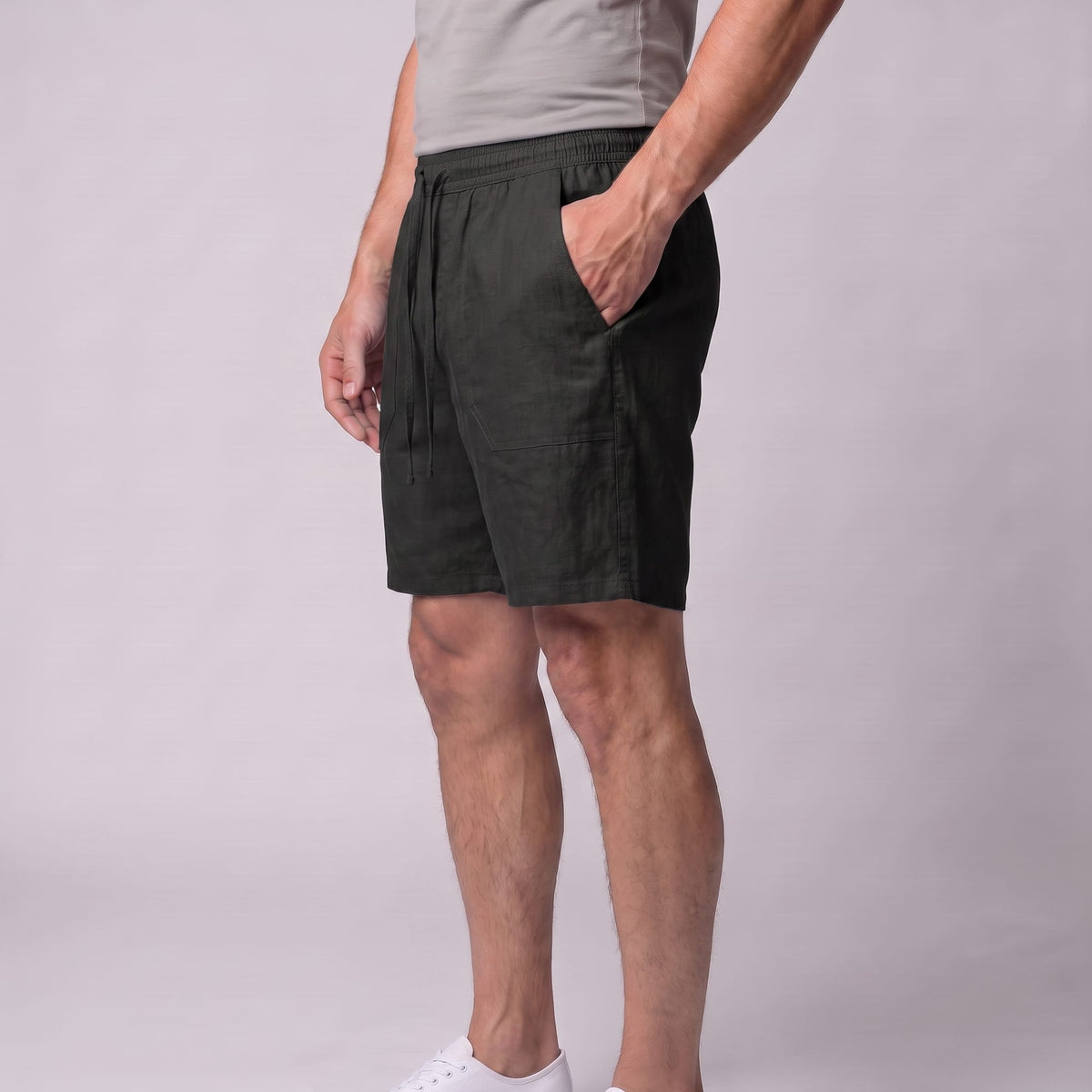Herren Shorts Comfort Fit mit aufgesetzten Taschen | Nikolas_34