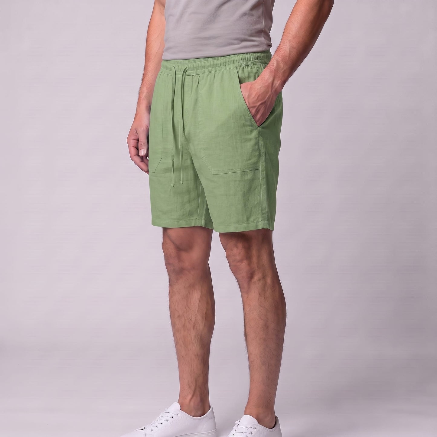Herren Shorts Comfort Fit mit aufgesetzten Taschen | Nikolas_4