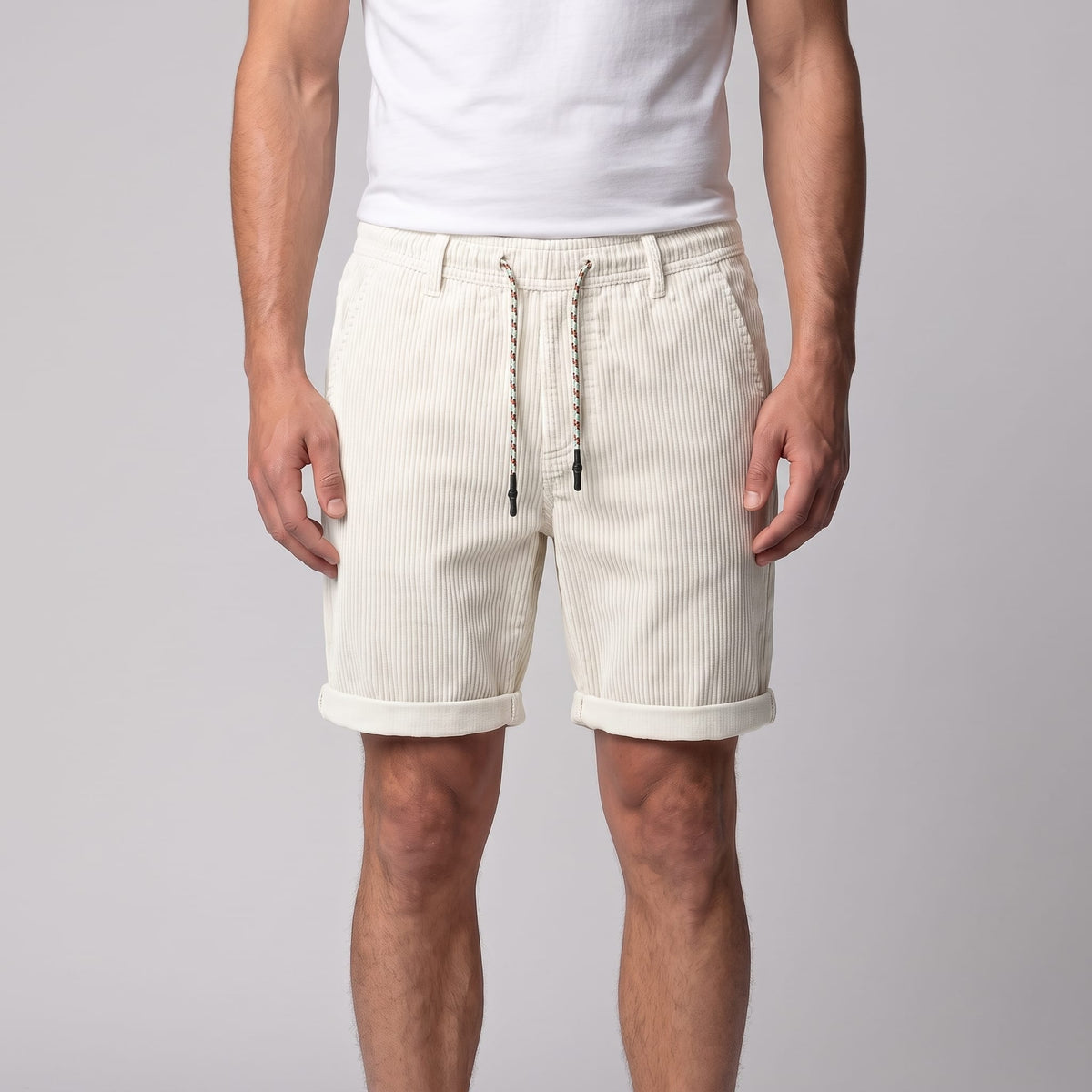 Herren Cordshorts mit Umschlagsaum | Nikolaus_13