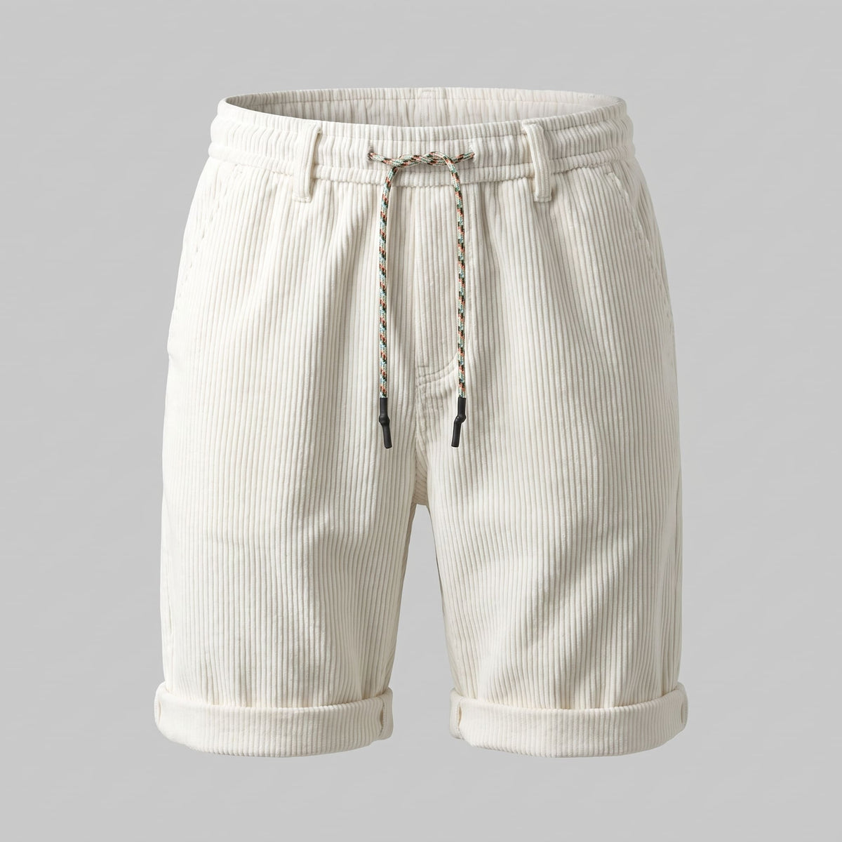 Herren Cordshorts mit Umschlagsaum | Nikolaus