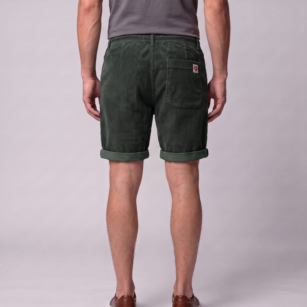 Herren Cordshorts mit Umschlagsaum | Nikolaus