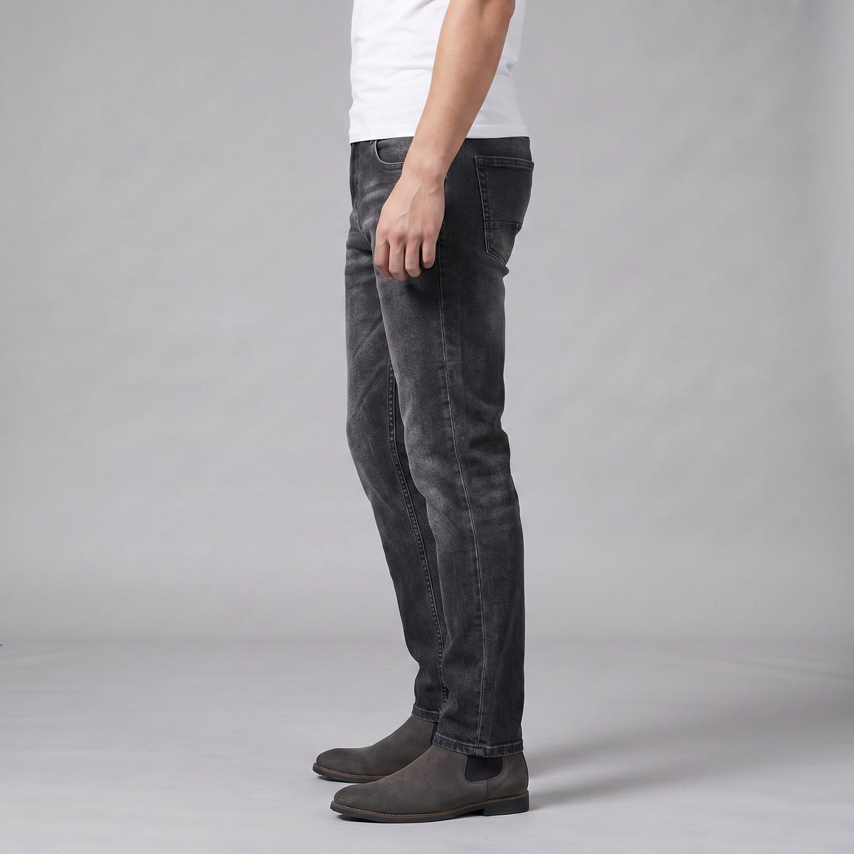 Herren Jeans Straight Fit gewaschen | Vinzenz