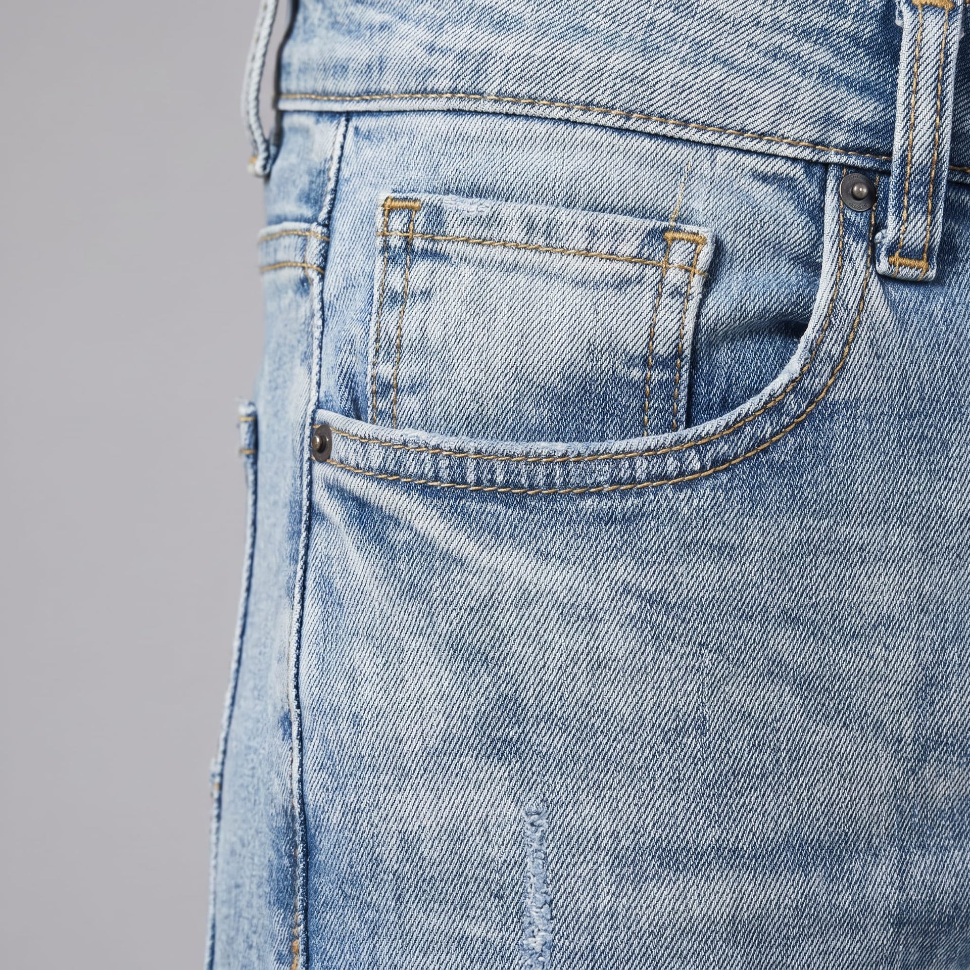 Herren Jeans Straight Fit gewaschen | Vinzenz
