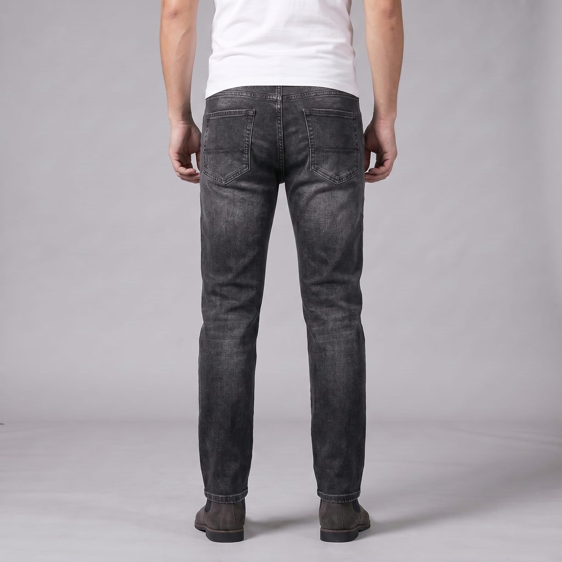 Herren Jeans Straight Fit gewaschen | Vinzenz