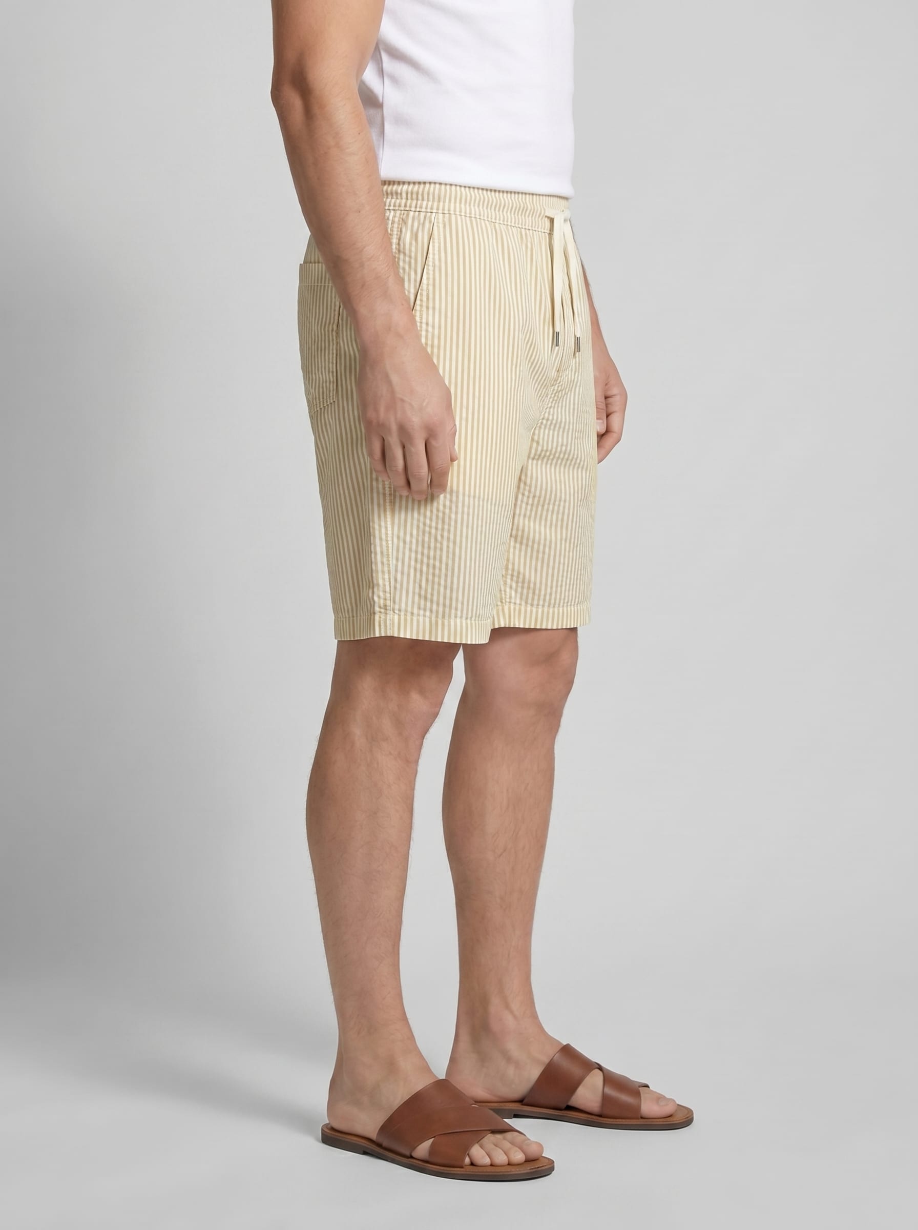 Herren Streifenshorts mit Kordelzug | Bartholomäus