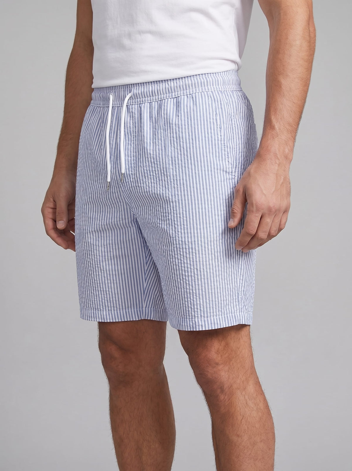 Herren Streifenshorts mit Kordelzug | Bartholomäus