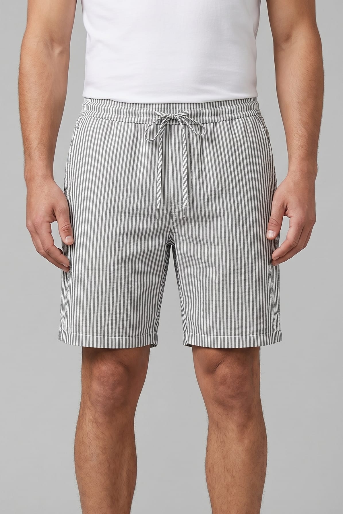 Herren Streifenshorts mit Kordelzug | Bartholomäus_5