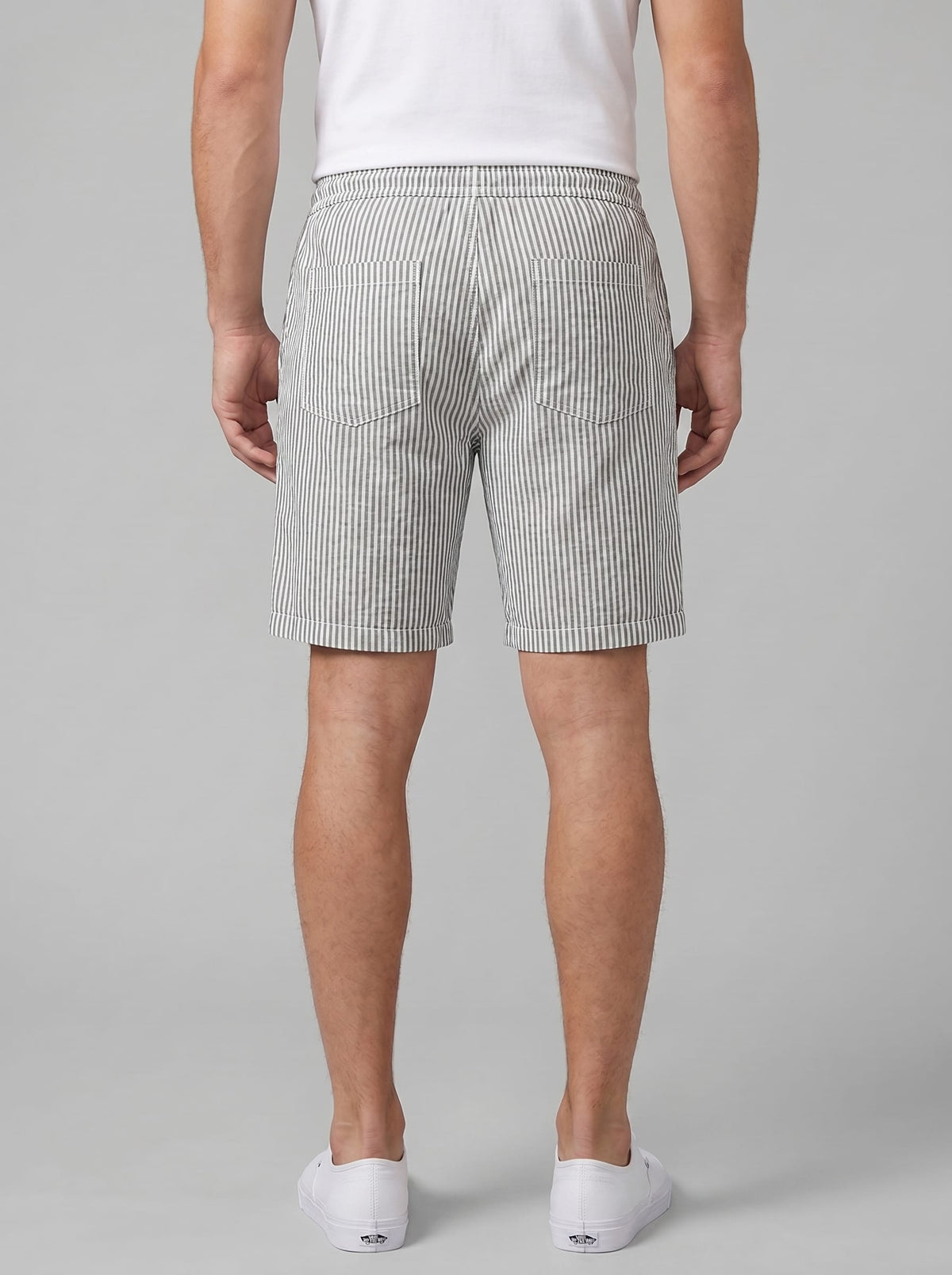 Herren Streifenshorts mit Kordelzug | Bartholomäus