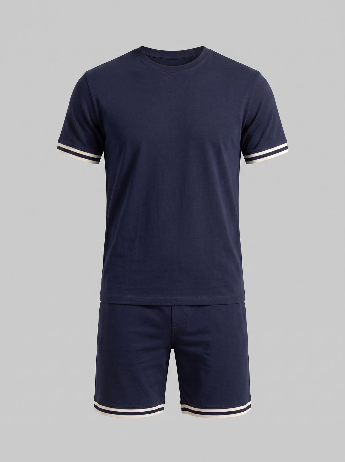 Herren Strickset mit Kontraststreifen | Albin