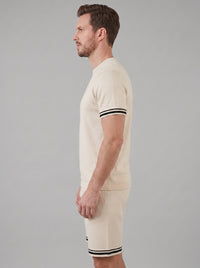 Herren Strickset mit Kontraststreifen | Albin
