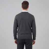 Herren Feinstrickjacke mit V-Ausschnitt | Sebastian
