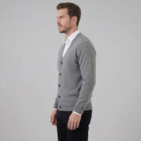 Herren Feinstrickjacke mit V-Ausschnitt | Sebastian