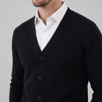 Herren Feinstrickjacke mit V-Ausschnitt | Sebastian