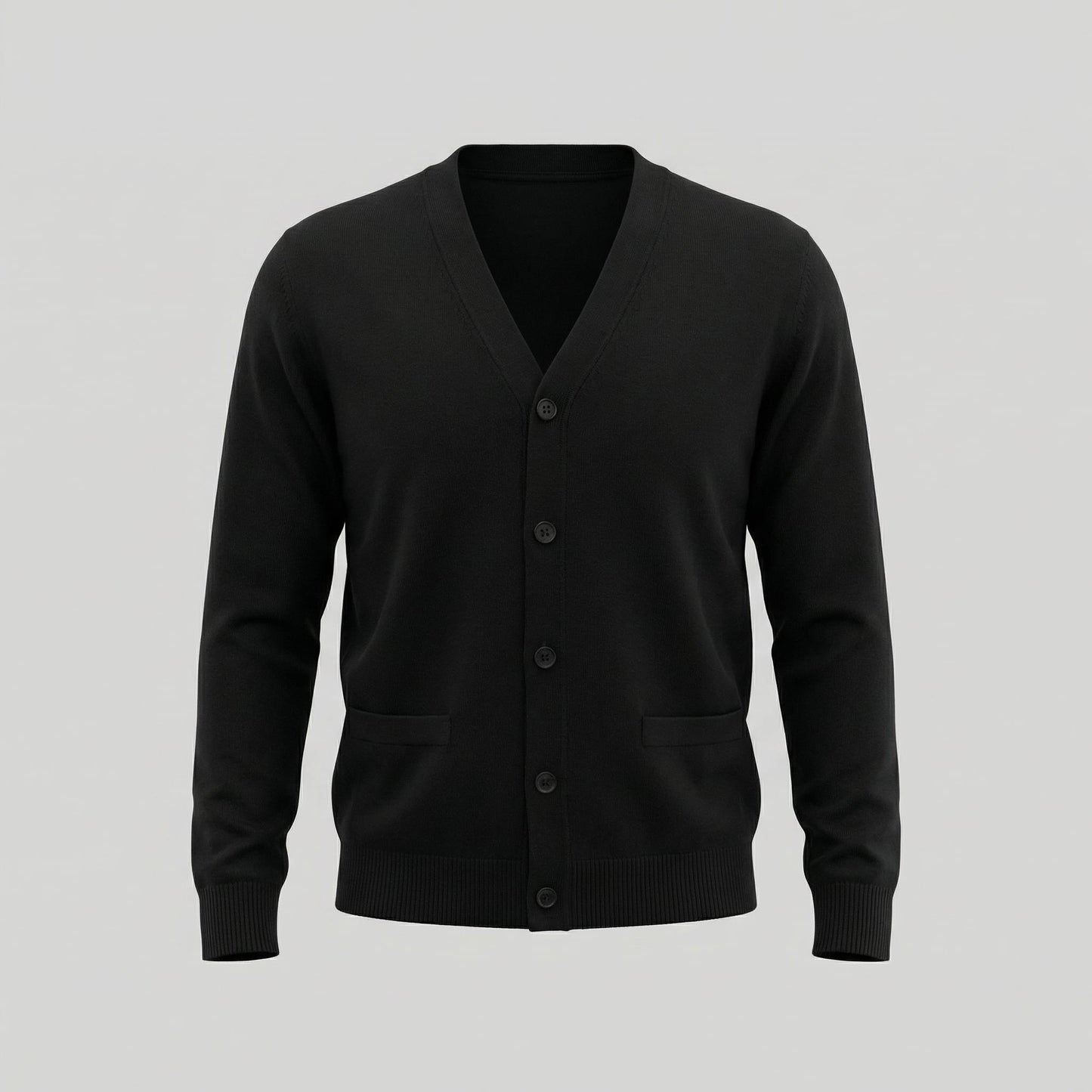 Herren Feinstrickjacke mit V-Ausschnitt | Sebastian_9
