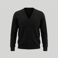 Herren Feinstrickjacke mit V-Ausschnitt | Sebastian