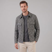 Herren Hemdjacke im Glencheck mit Brusttaschen | Tassilo