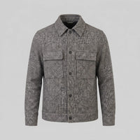 Herren Hemdjacke im Glencheck mit Brusttaschen | Tassilo