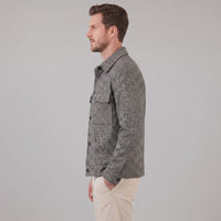 Herren Hemdjacke im Glencheck mit Brusttaschen | Tassilo