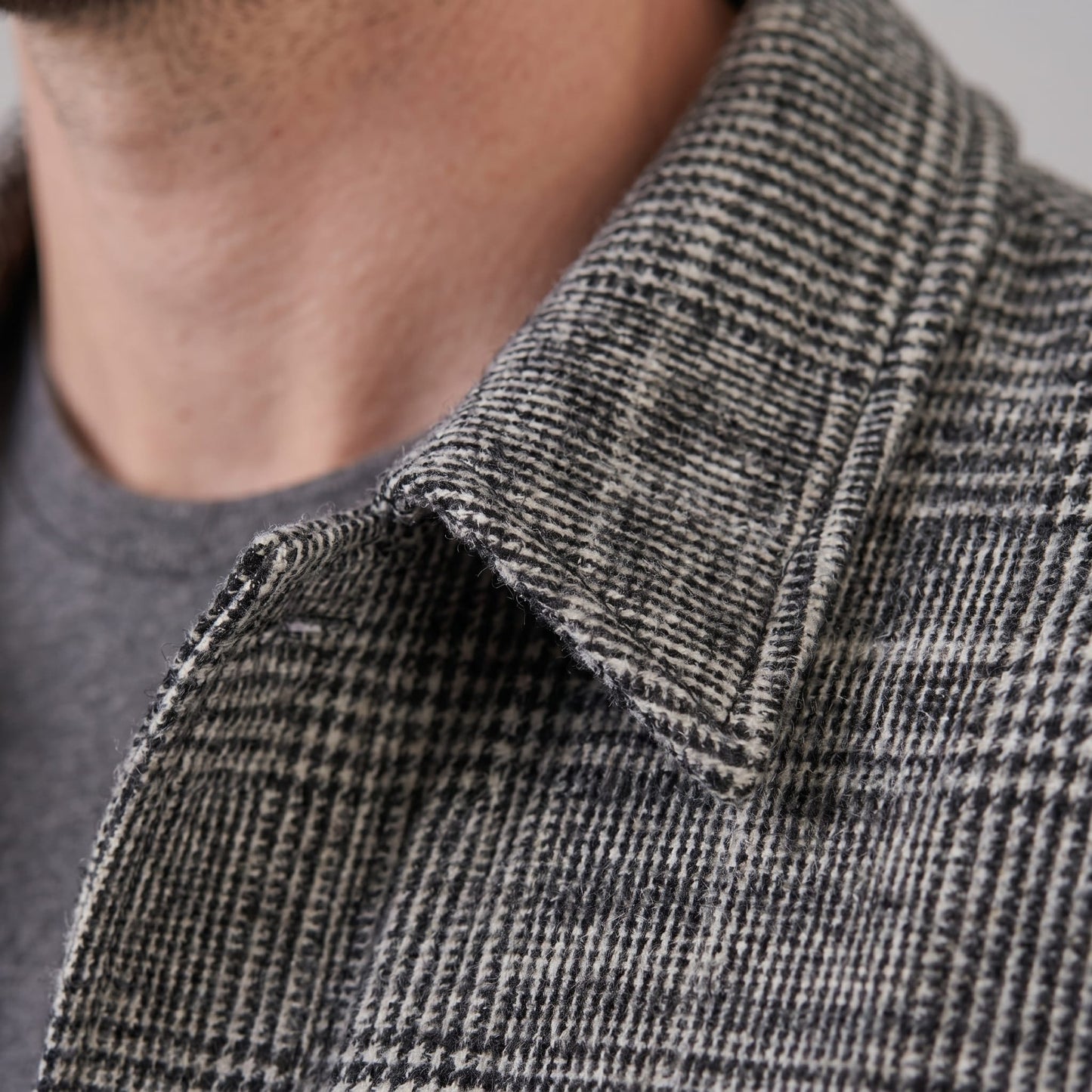 Herren Hemdjacke im Glencheck mit Brusttaschen | Tassilo_5