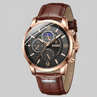 Herren Armbanduhr Chronograph mit Mondphase | Rembert