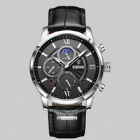 Herren Armbanduhr Chronograph mit Mondphase | Rembert