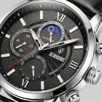 Herren Armbanduhr Chronograph mit Mondphase | Rembert