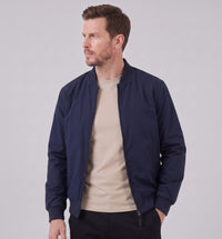 Herren Bomberjacke mit Rippkragen | August
