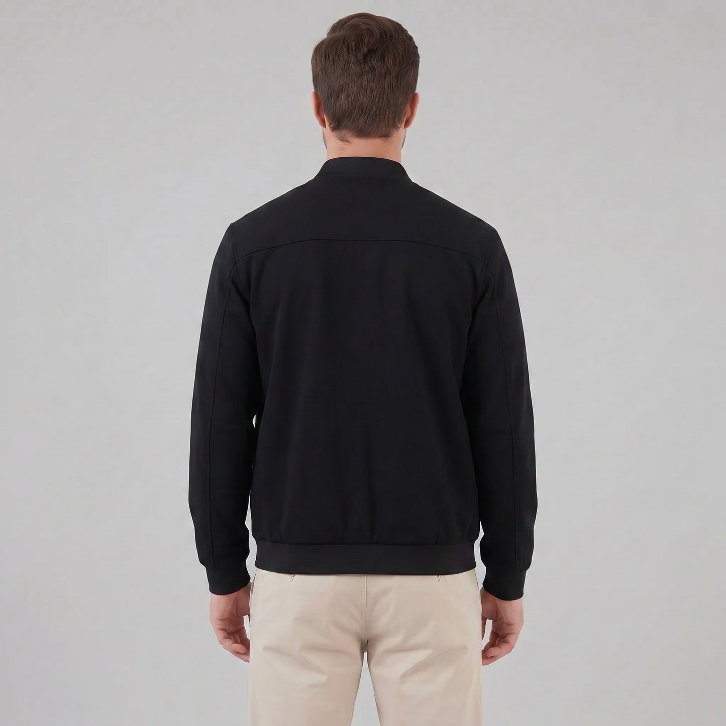 Herren Bomberjacke mit Rippkragen | August_8