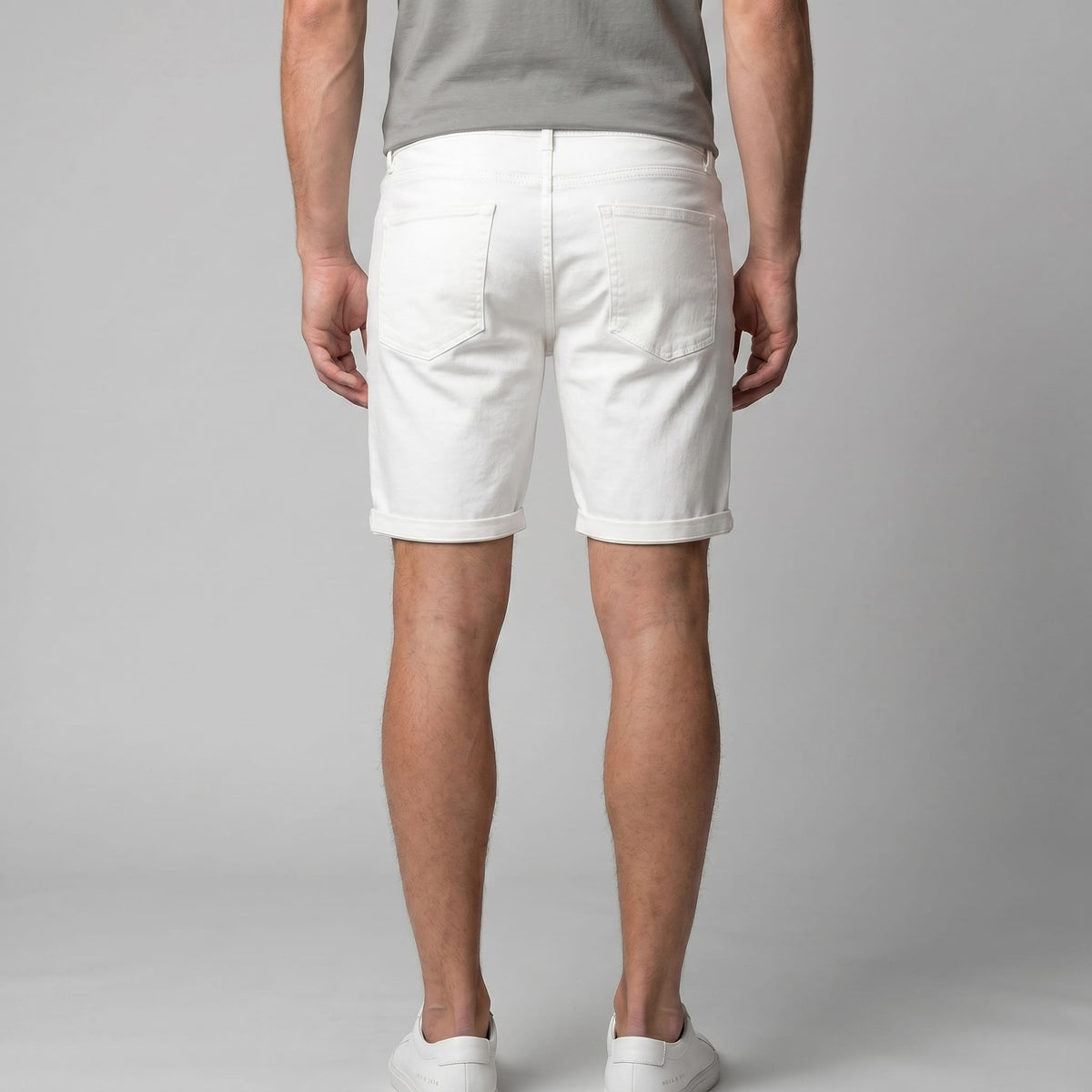 Herren Chinoshorts aus Baumwolle mit Umschlagsaum | Ole