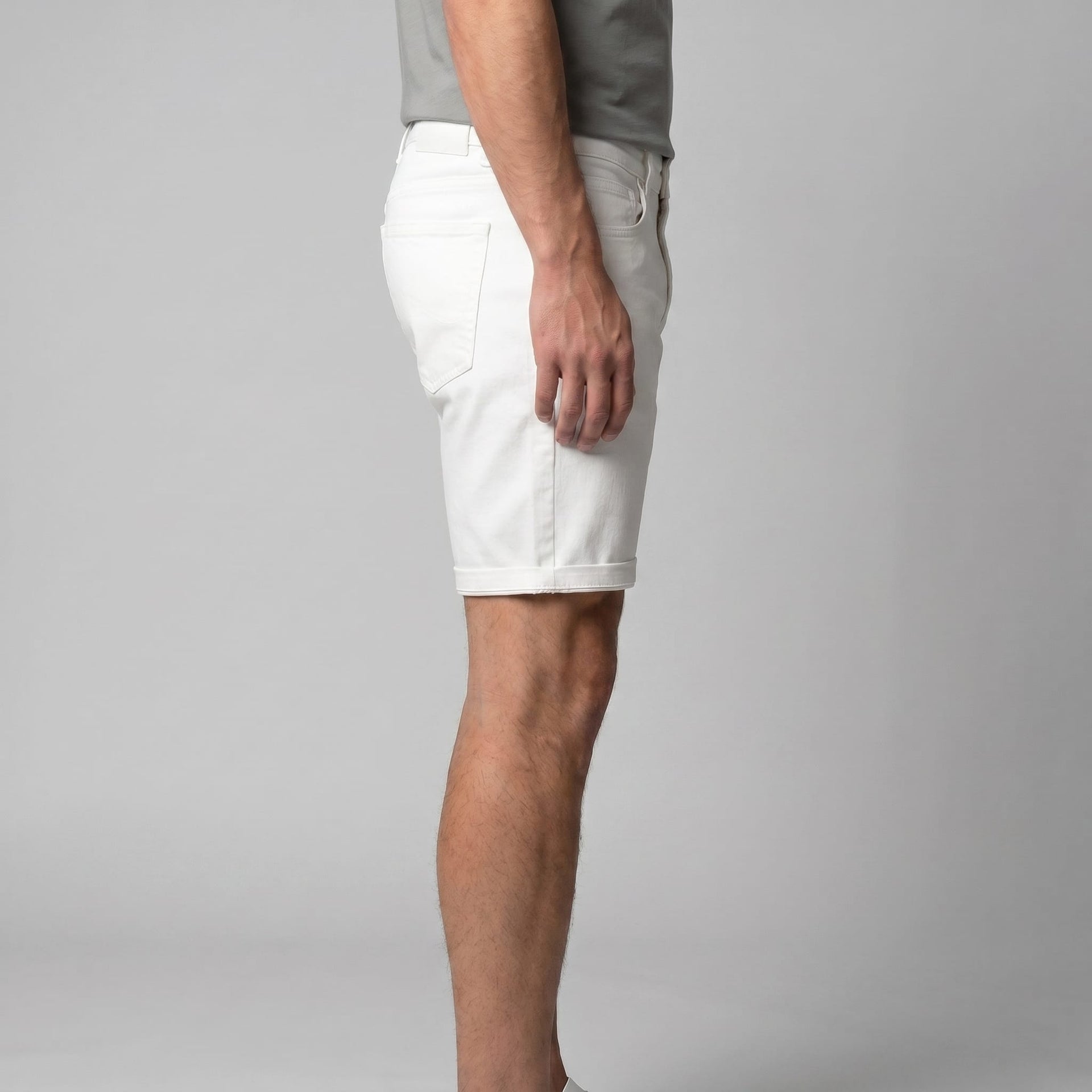 Herren Chinoshorts aus Baumwolle mit Umschlagsaum | Ole