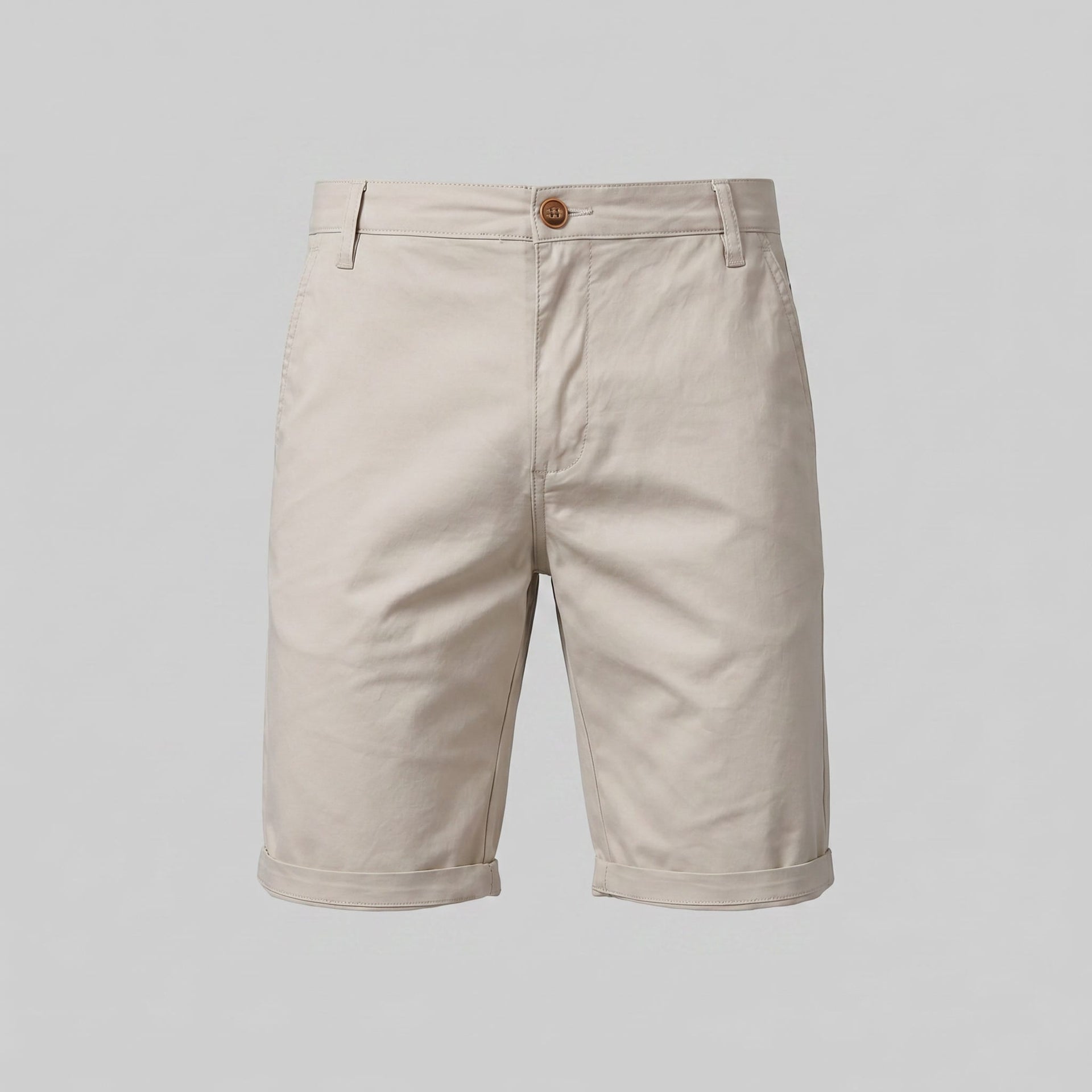 Herren Chinoshorts aus Baumwolle mit Umschlagsaum | Ole