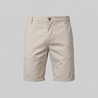 Herren Chinoshorts aus Baumwolle mit Umschlagsaum | Ole