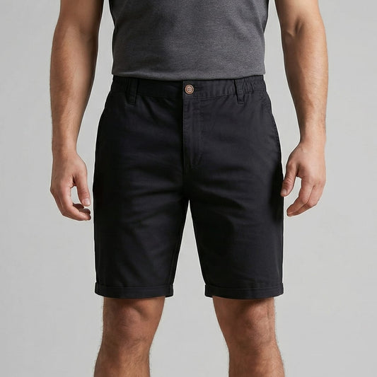 Herren Chinoshorts mit Umschlagsaum | Onno_1