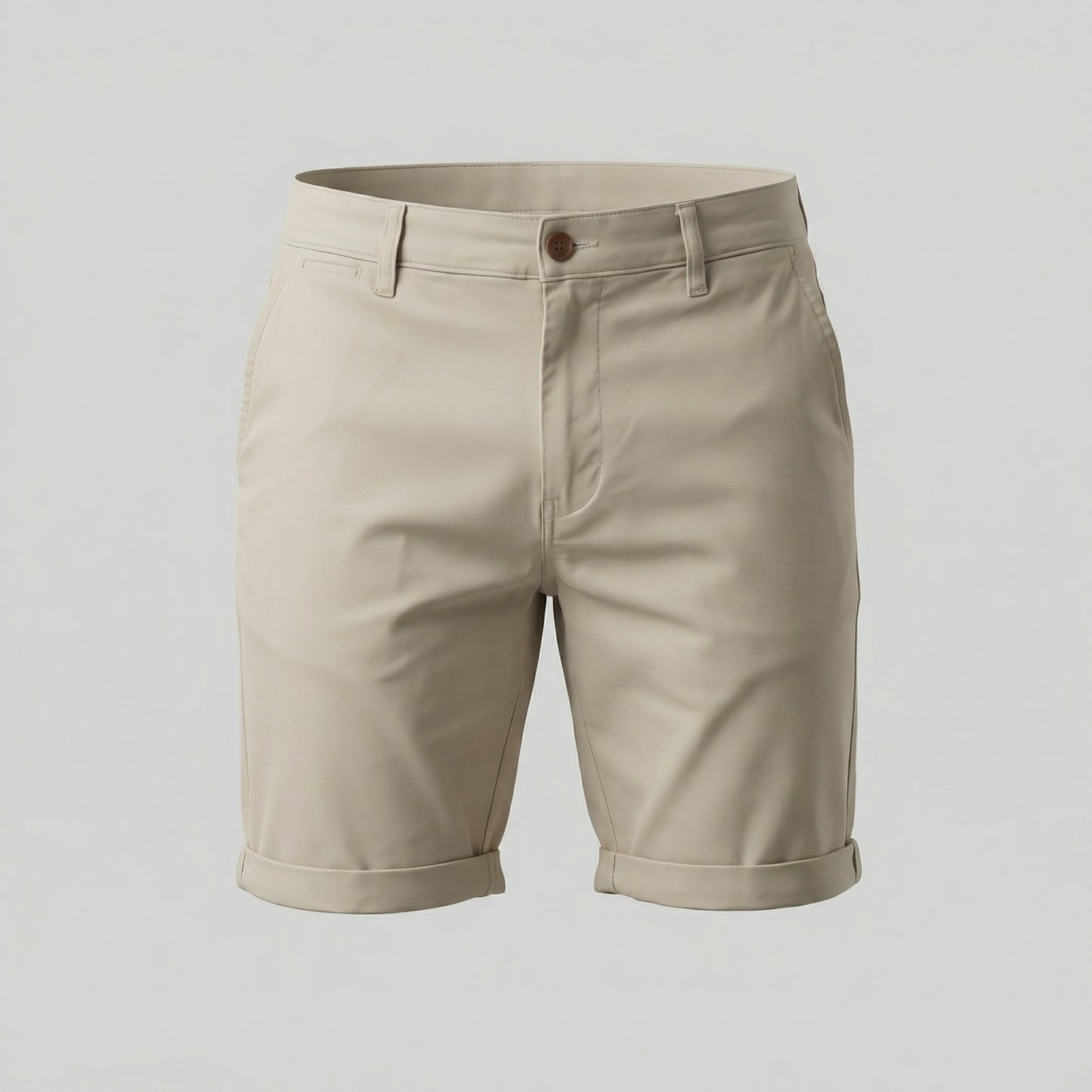 Herren Chinoshorts mit Umschlagsaum | Onno_15