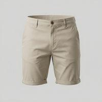 Herren Chinoshorts mit Umschlagsaum | Onno