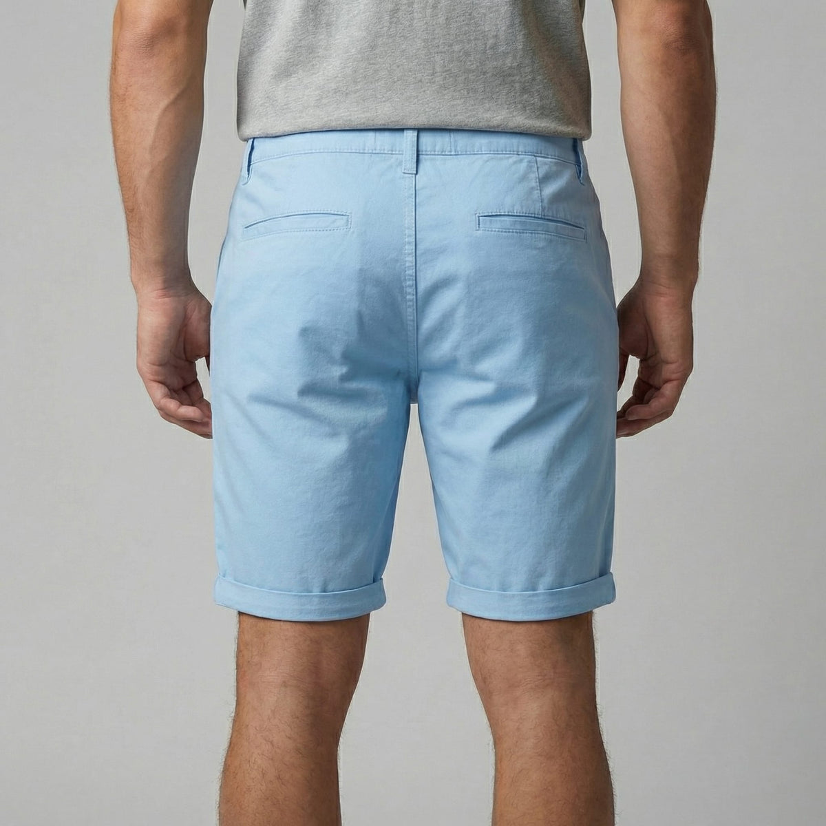 Herren Chinoshorts mit Umschlagsaum | Onno