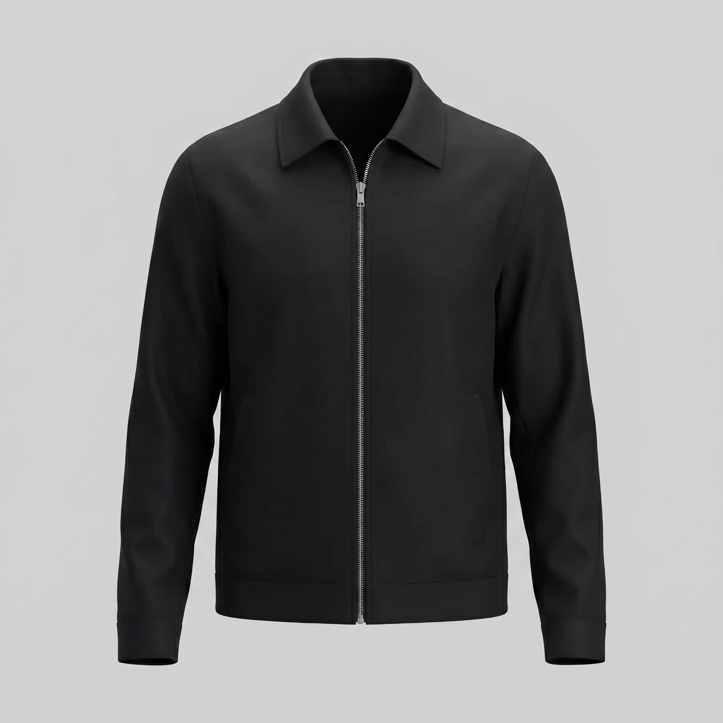 Herren Blouson mit Hemdkragen Slim Fit | Thaddäus_5