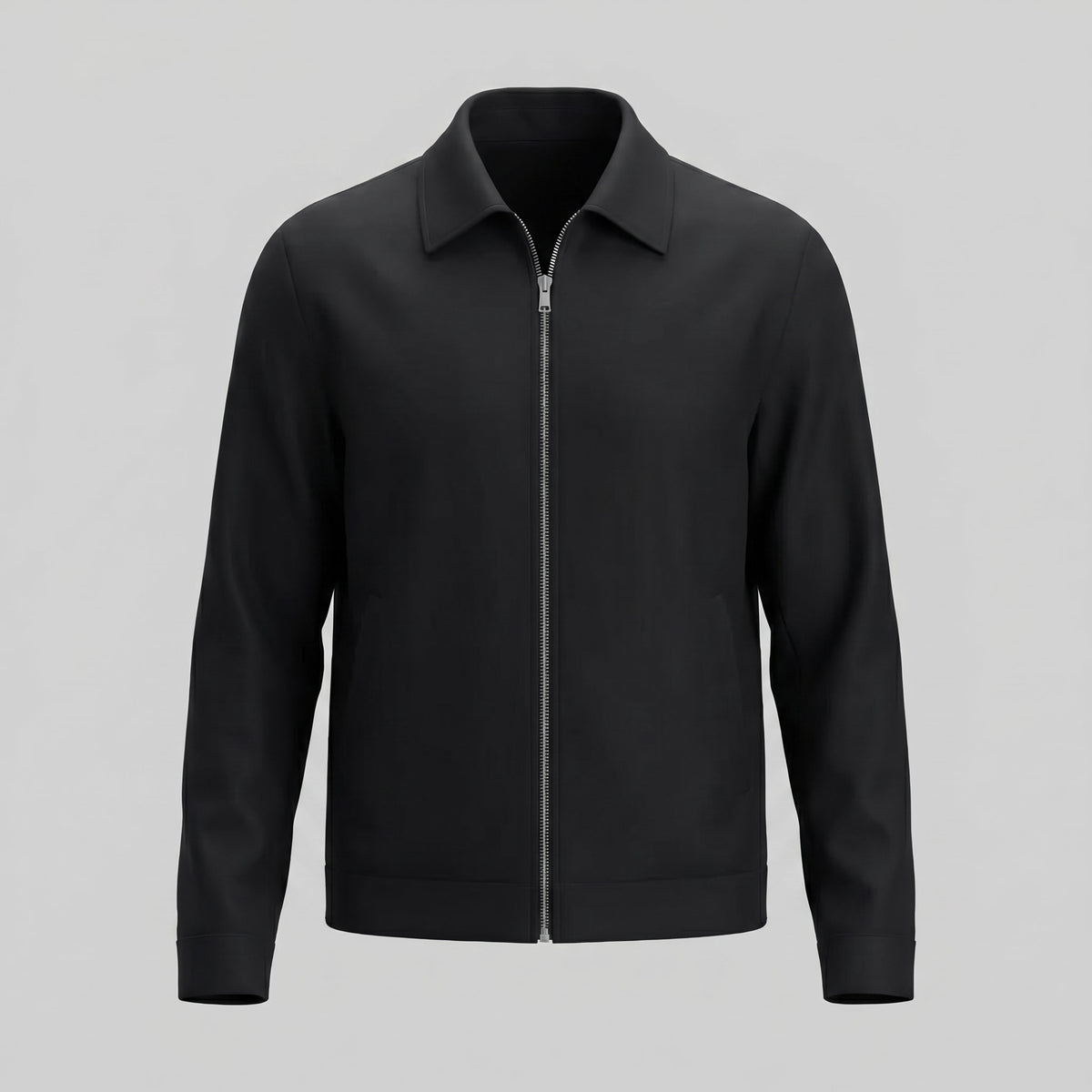 Herren Blouson mit Hemdkragen Slim Fit | Thaddäus