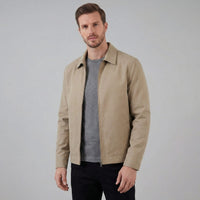 Herren Blouson mit Hemdkragen Slim Fit | Thaddäus