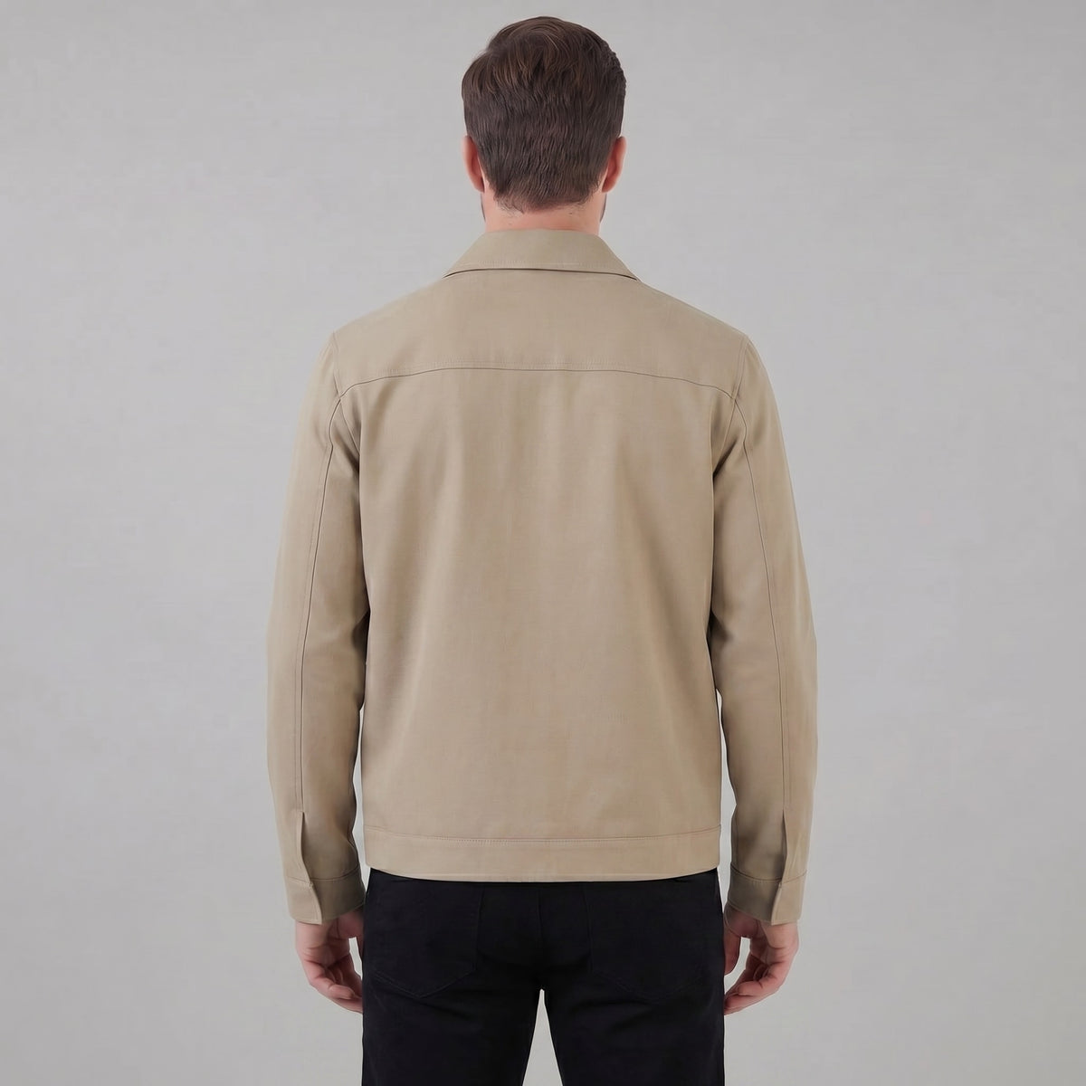Herren Blouson mit Hemdkragen Slim Fit | Thaddäus