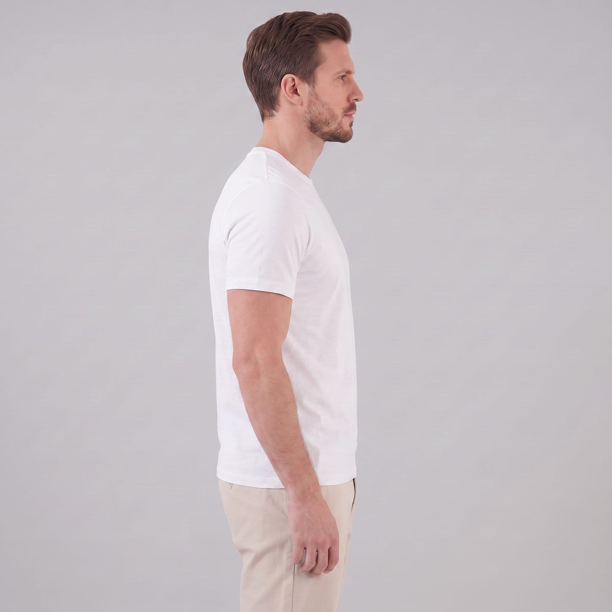 Herren Jerseyshirt mit Rundhalsausschnitt | Gerald