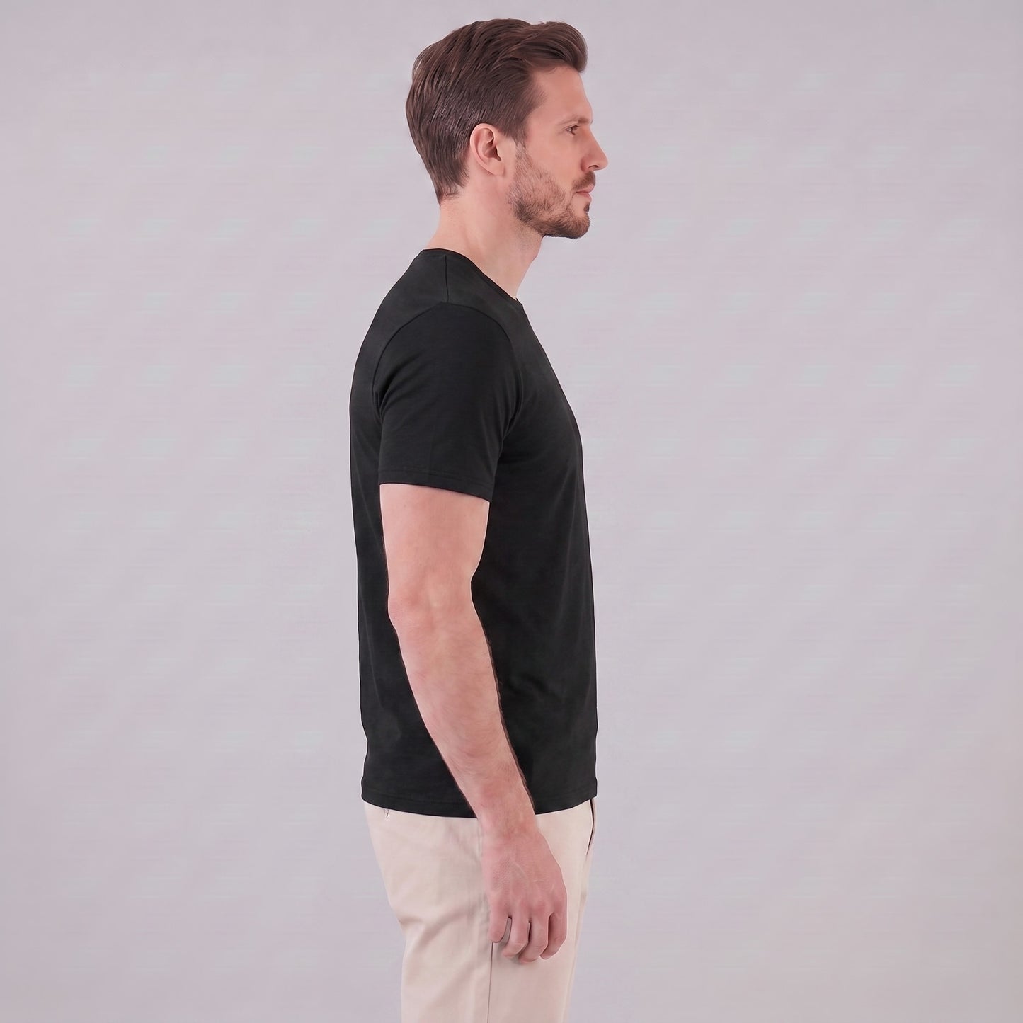 Herren Jerseyshirt mit Rundhalsausschnitt | Gerald_16