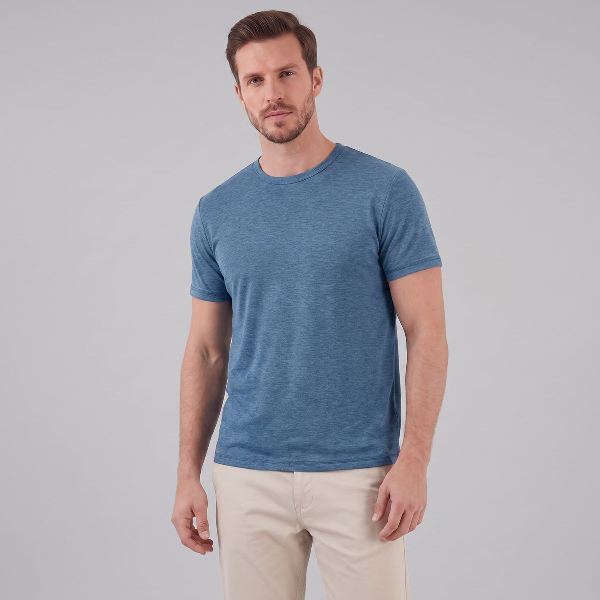 Herren Jerseyshirt mit Rundhalsausschnitt | Gerald_19