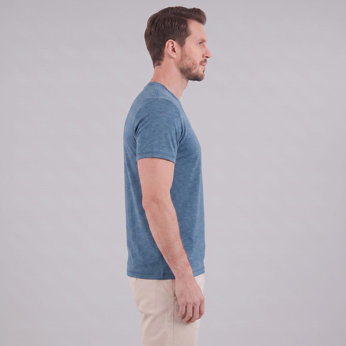 Herren Jerseyshirt mit Rundhalsausschnitt | Gerald_22